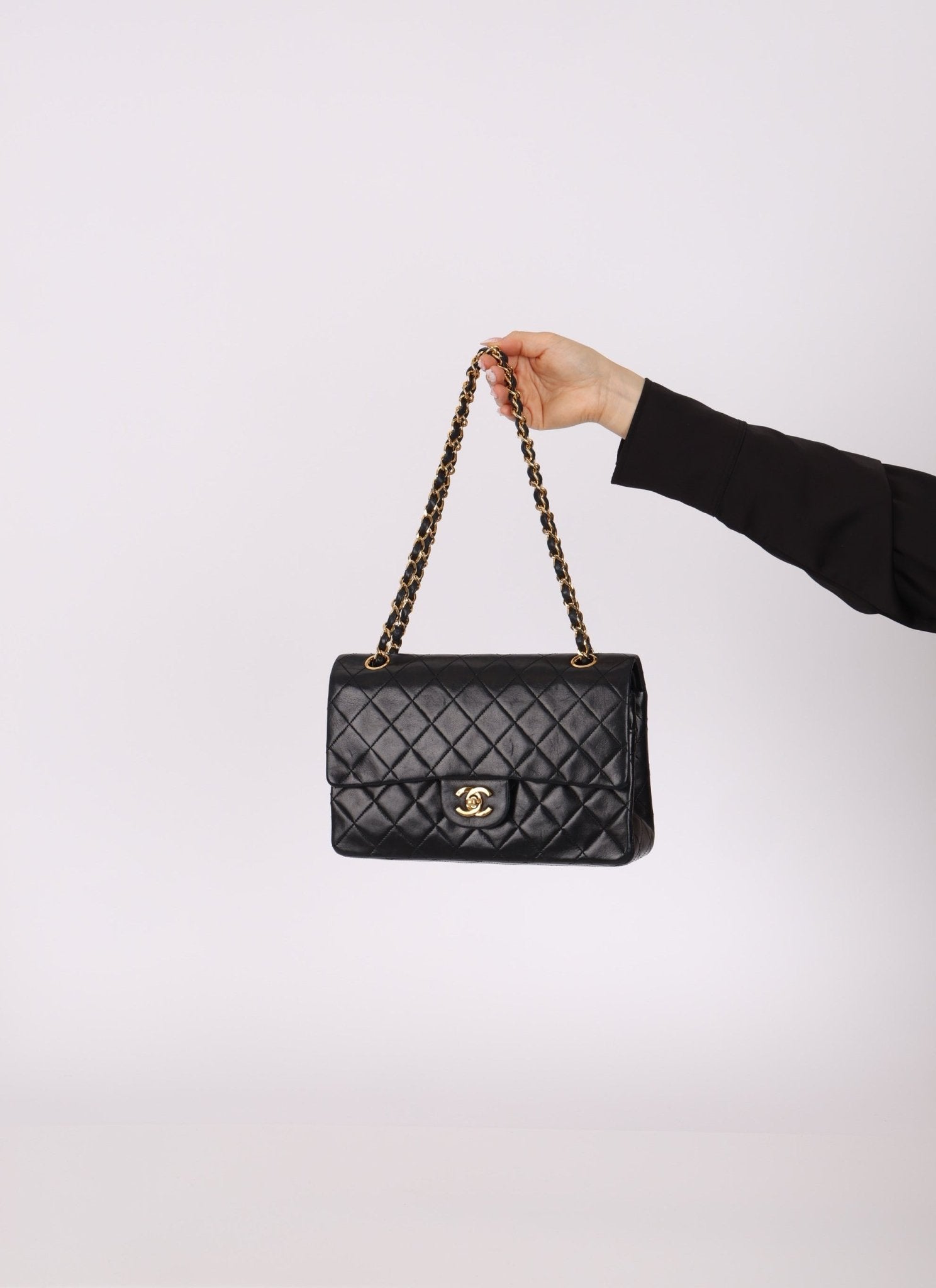 Chanel 1989 Lambskin Medium Double Flap - FashioNica