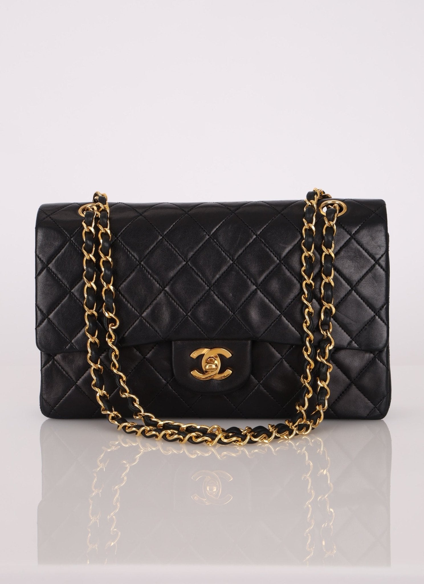 Chanel 1989 Lambskin Medium Double Flap - FashioNica