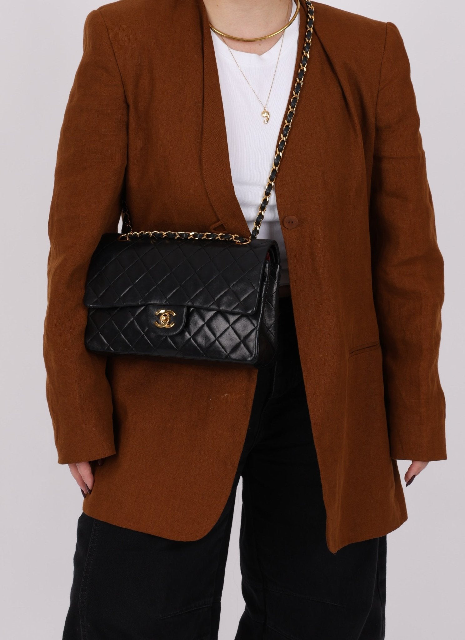 Chanel 1989 Lambskin Medium Double Flap - FashioNica