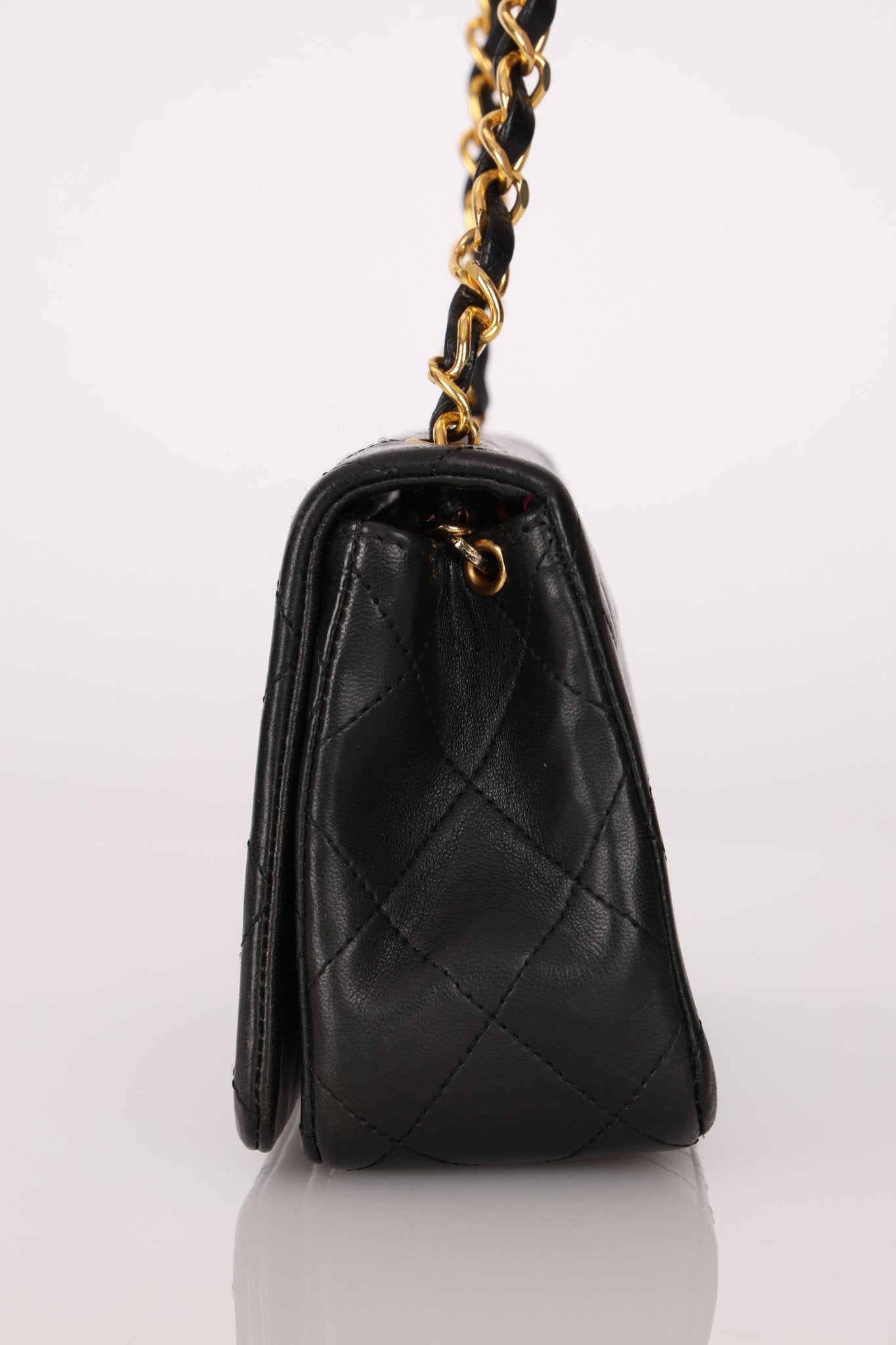 Chanel 1989 Lambskin Turnlock Full Flap 24k GP - FashioNica