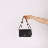 Chanel 1989 Lambskin Turnlock Full Flap 24k GP - FashioNica