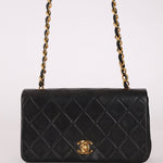 Chanel 1989 Lambskin Turnlock Full Flap 24k GP - FashioNica