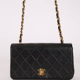Chanel 1989 Lambskin Turnlock Full Flap 24k GP - FashioNica