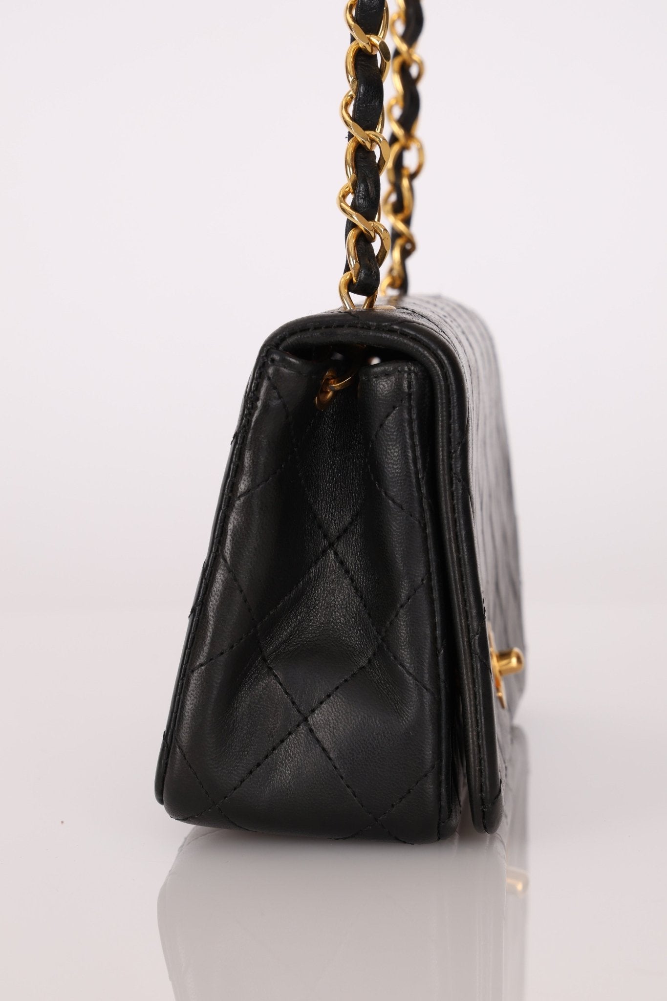 Chanel 1989 Lambskin Turnlock Full Flap 24k GP - FashioNica