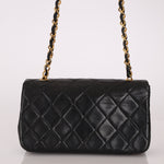 Chanel 1989 Lambskin Turnlock Full Flap 24k GP - FashioNica