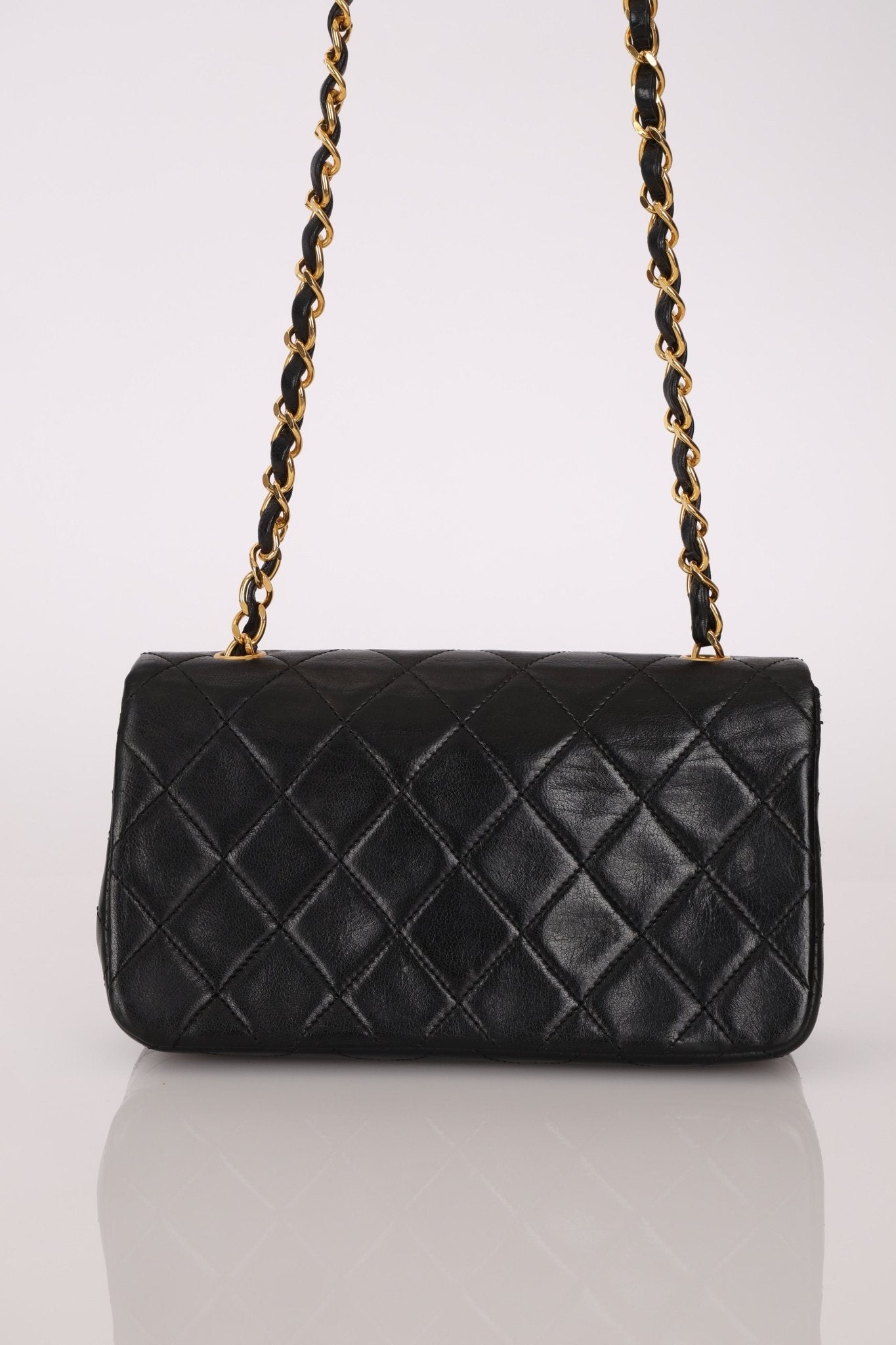 Chanel 1989 Lambskin Turnlock Full Flap 24k GP - FashioNica