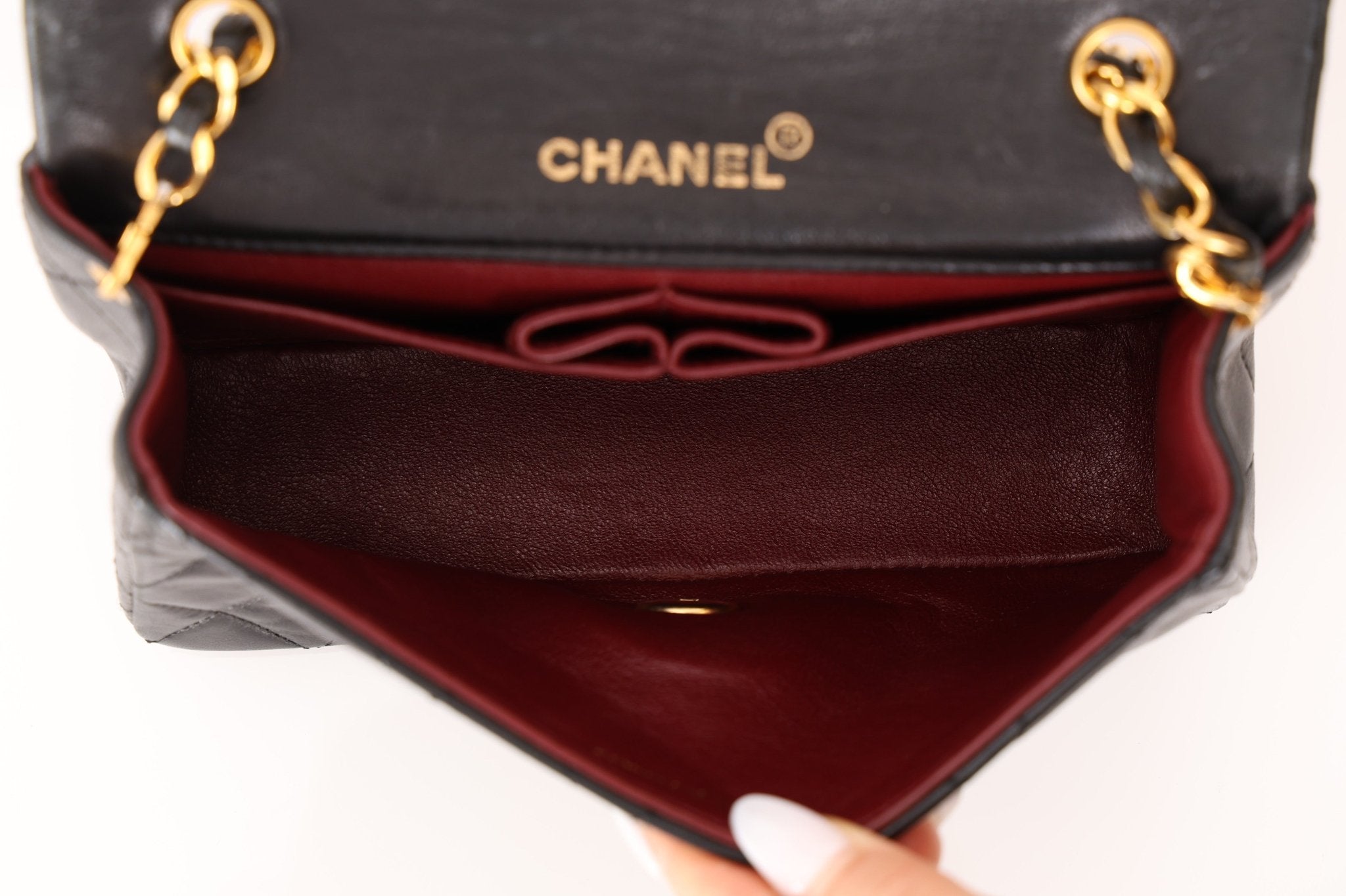 Chanel 1989 Lambskin Turnlock Full Flap 24k GP - FashioNica