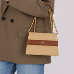 Chanel 1989 Lambskin Two - Tone Trapezoid Single Flap w/ Cardholder - FashioNica