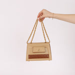 Chanel 1989 Lambskin Two - Tone Trapezoid Single Flap w/ Cardholder - FashioNica