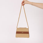 Chanel 1989 Lambskin Two - Tone Trapezoid Single Flap w/ Cardholder - FashioNica