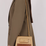 Chanel 1989 Lambskin Two - Tone Trapezoid Single Flap w/ Cardholder - FashioNica