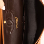 Chanel 1989 Light Carmel Lambskin Medium Classic Double Flap 24k GP - FashioNica