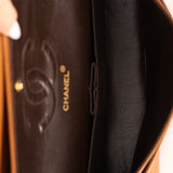 Chanel 1989 Light Carmel Lambskin Medium Classic Double Flap 24k GP - FashioNica