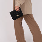 Chanel 1989 Satin Mini Square Flap - FashioNica