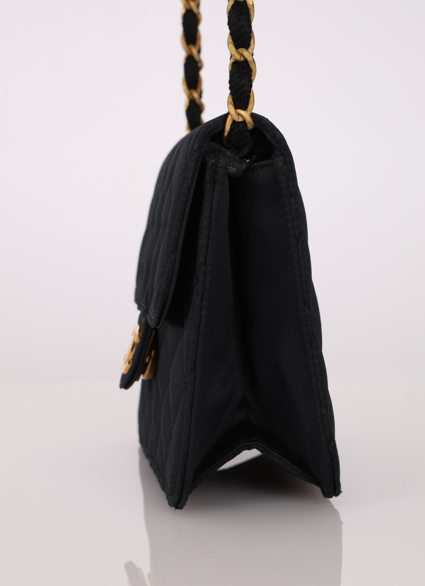 Chanel 1989 Satin Mini Square Flap - FashioNica