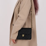 Chanel 1989 Satin Mini Square Flap - FashioNica