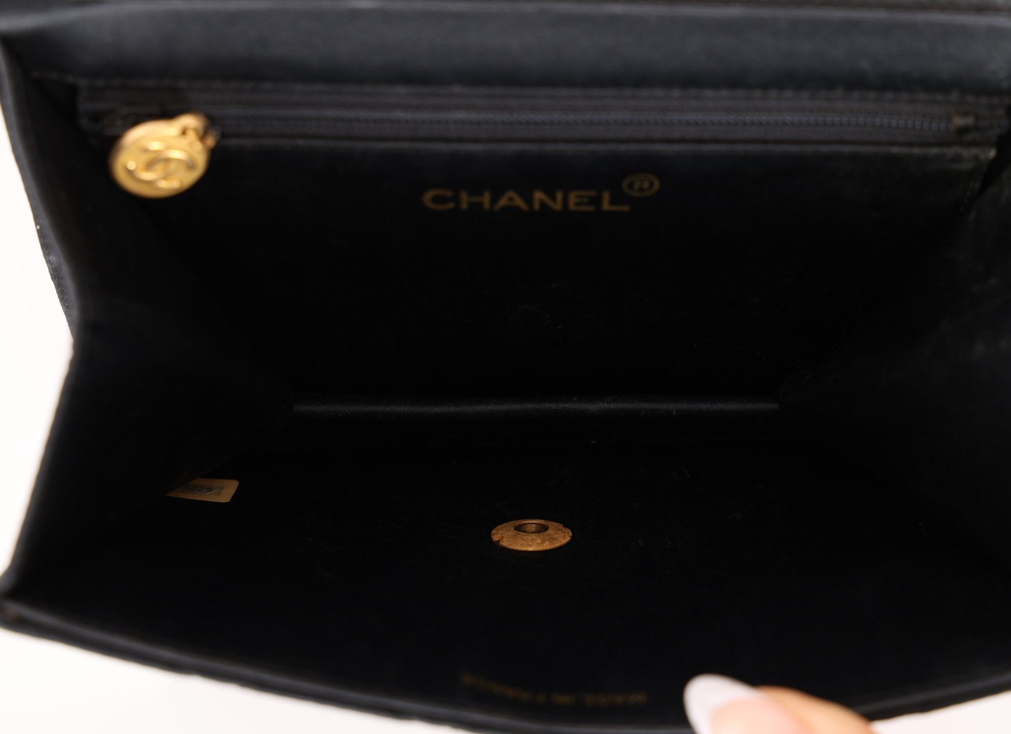 Chanel 1989 Satin Mini Square Flap - FashioNica