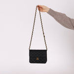 Chanel 1989 Satin Mini Square Flap - FashioNica