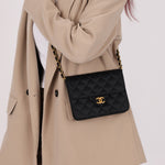 Chanel 1989 Satin Mini Square Flap - FashioNica