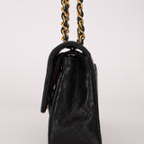 Chanel 1990 Lambskin Small Classic Double Flap Bag 24K GP - FashioNica