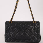 Chanel 1990 Lambskin Small Classic Double Flap Bag 24K GP - FashioNica