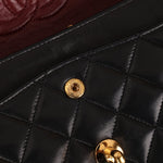 Chanel 1990 Lambskin Small Classic Double Flap Bag 24K GP - FashioNica