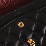 Chanel 1990 Lambskin Small Classic Double Flap Bag 24K GP - FashioNica