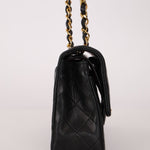Chanel 1990 Lambskin Small Classic Double Flap Bag 24K GP - FashioNica
