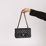 Chanel 1990 Lambskin Small Classic Double Flap Bag 24K GP - FashioNica