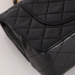 Chanel 1990 Lambskin Small Classic Double Flap Bag 24K GP - FashioNica