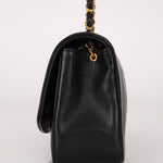 Chanel 1990 Lambskin Small Diana Bag 24K GP - FashioNica