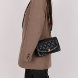 Chanel 1990 Lambskin Small Diana Bag 24K GP - FashioNica