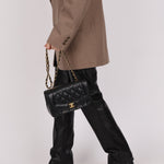 Chanel 1990 Lambskin Small Diana Bag 24K GP - FashioNica