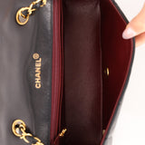 Chanel 1990 Lambskin Small Diana Bag 24K GP - FashioNica