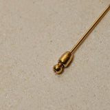 Chanel 1990s CC Crystal Brooch 24K GP - FashioNica