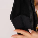 Chanel 1991 Grosgrain Chain Turnlock Single Flap 24k GP - FashioNica