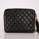 Chanel 1991 Lambskin Diana Bijoux Camera Bag 24K GP - FashioNica