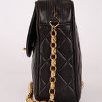 Chanel 1991 Lambskin Diana Bijoux Camera Bag 24K GP - FashioNica