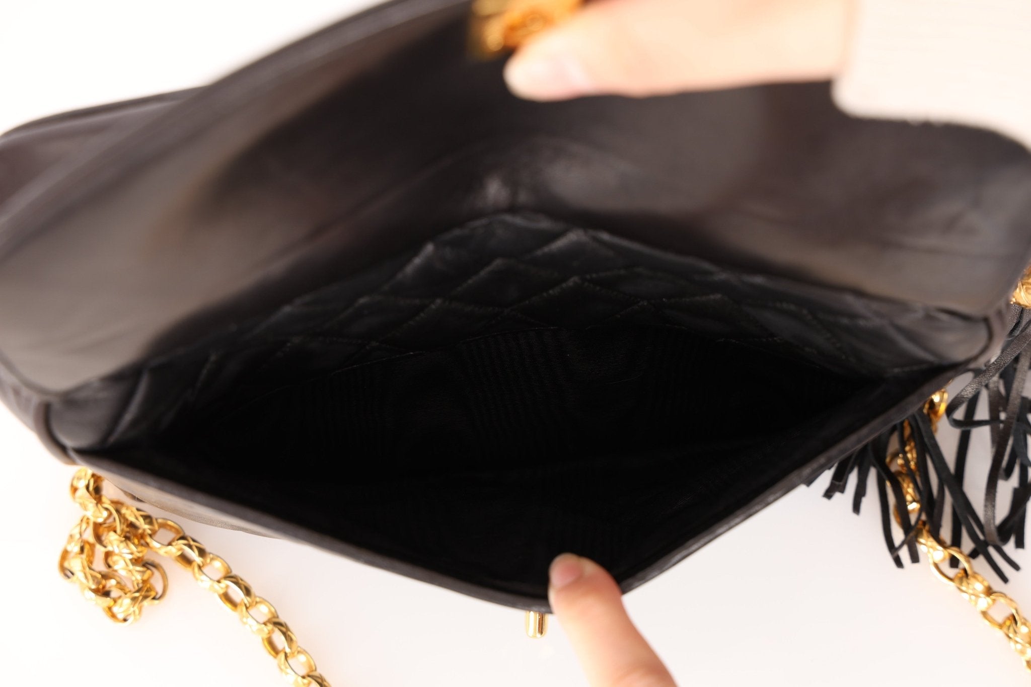 Chanel 1991 Lambskin Diana Bijoux Camera Bag 24K GP - FashioNica