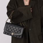 Chanel 1991 Lambskin Medium Diana - FashioNica