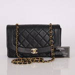 Chanel 1991 Lambskin Medium Diana - FashioNica