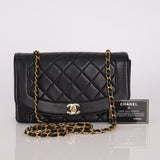 Chanel 1991 Lambskin Medium Diana - FashioNica