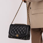 Chanel 1991 Lambskin Medium Diana - FashioNica