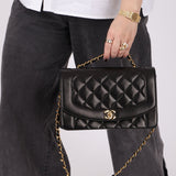 Chanel 1991 Lambskin Medium Diana - FashioNica
