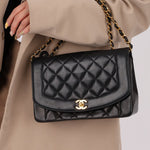 Chanel 1991 Lambskin Medium Diana - FashioNica