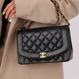Chanel 1991 Lambskin Medium Diana - FashioNica
