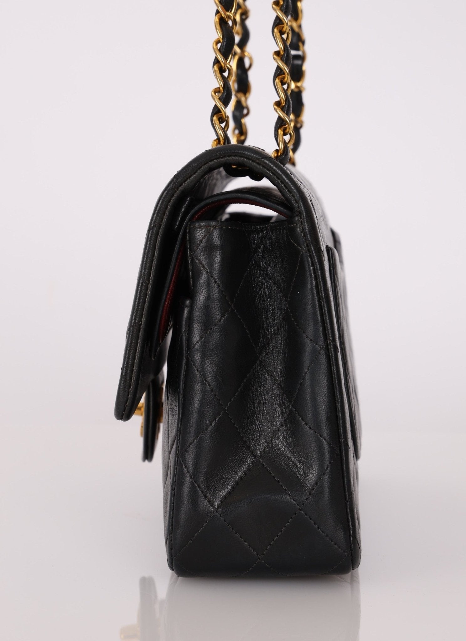 Chanel 1991 Lambskin Medium Double Flap - FashioNica