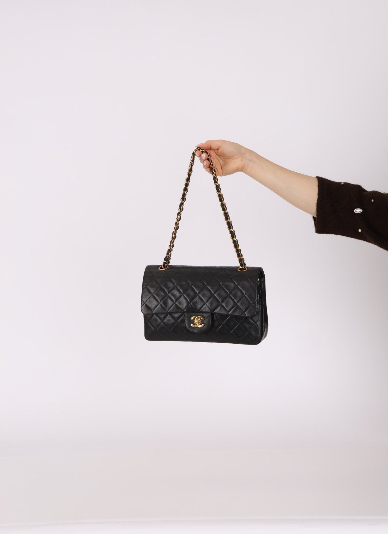 Chanel 1991 Lambskin Medium Double Flap - FashioNica