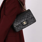 Chanel 1991 Lambskin Medium Double Flap - FashioNica