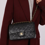 Chanel 1991 Lambskin Medium Double Flap - FashioNica